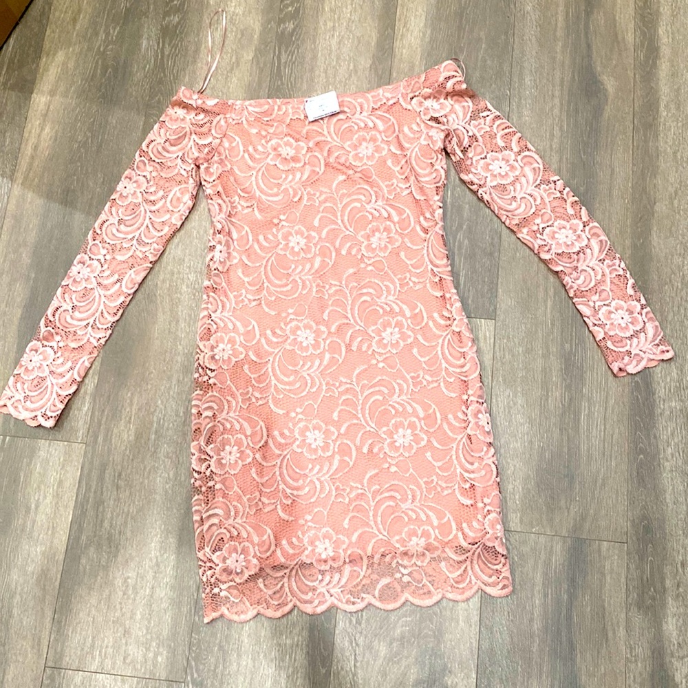 Ambiance Women Off Shoulder Floral Party Dress M